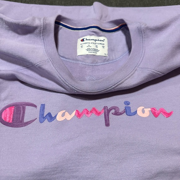 NWOT Champion lilac Crewneck 2XL fits like XL - Picture 3 of 4